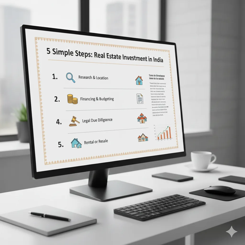 Real estate investment steps in India