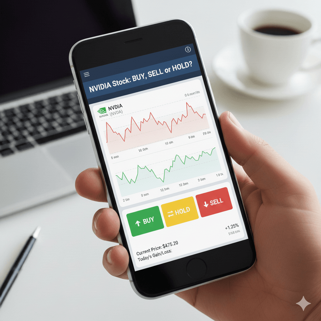 Stock market analysis on smartphone